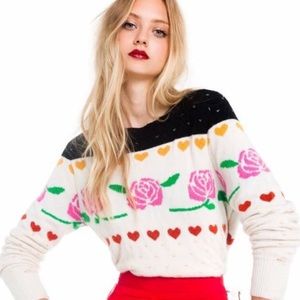 WILDFOX Rose Fair Knit Sweater